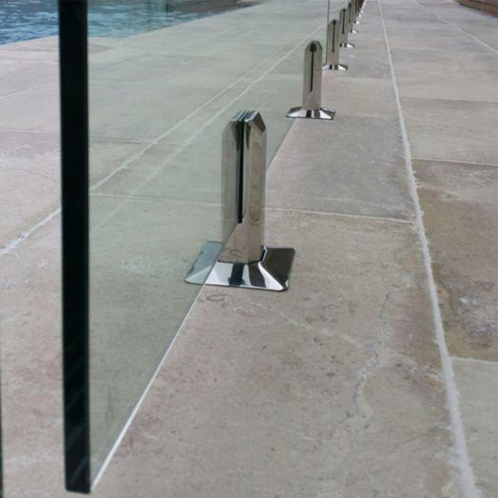 316 Stainless steel spigot for frameless swimming pool balcony SS 2205 glass railing balustrade fences