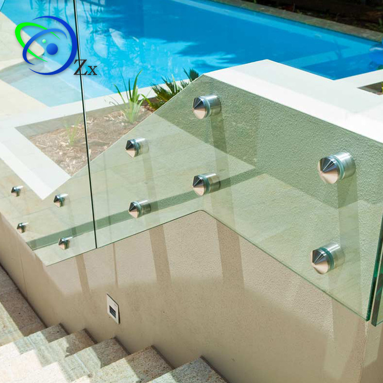 Balustrade Design Easy Installation Swimming Pool Removable Stainless Steel Pipe Stair Handrail