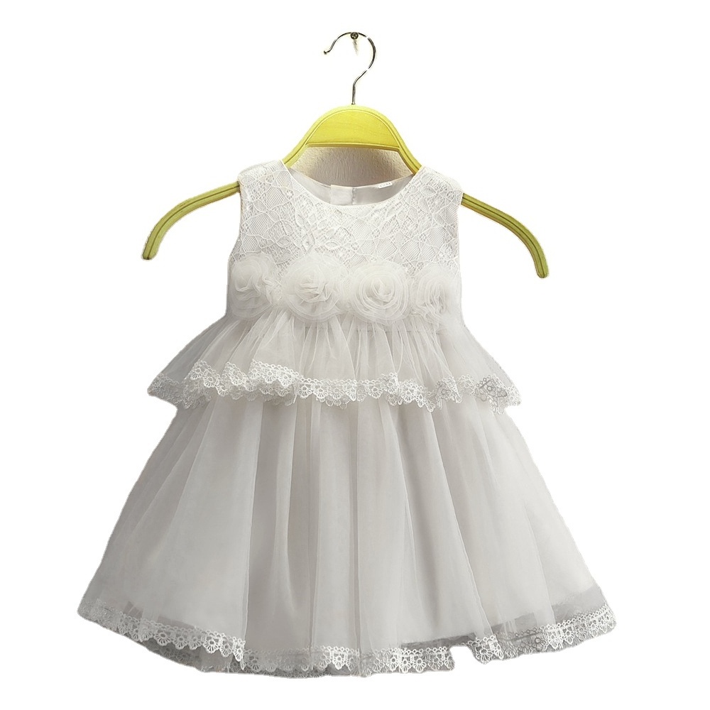 1 Year Girl Dress Princess Girls Tutu Dresses Toddler Kids Clothes Baby Baptism 1st Birthday Outfits B-28382