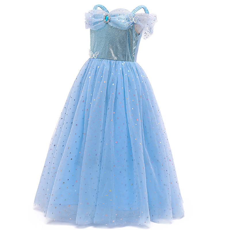 NEW STOCK! Girls Birthday Party Dresses Kids Tutu Princess Butterfly Dress D0654