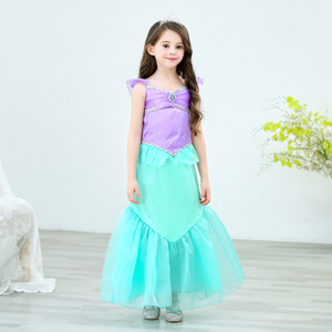 Foshan Children Party Dress Little Girls Mermaid Costume Dress up Kids Princess Cosplay Birthday Party Outfit D91