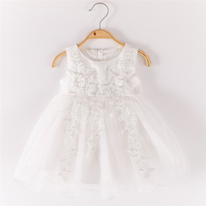 Gorgeous Baby Events Party Wear Tutu Tulle Infant Christening Gown  Princess Dresses For Girls 6- 24M B-3931