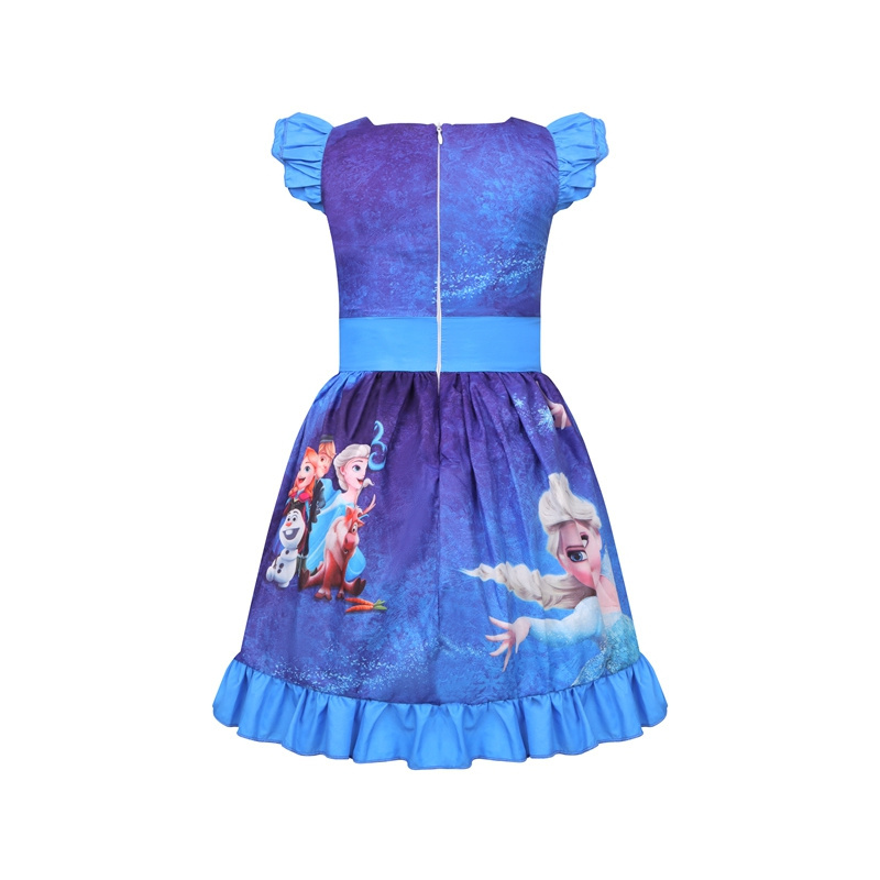 Baby girls princess Tutu Dresses for Girls Birthday Party Gift Costume Girs Elsa Anna Dress Children Clothing DO02