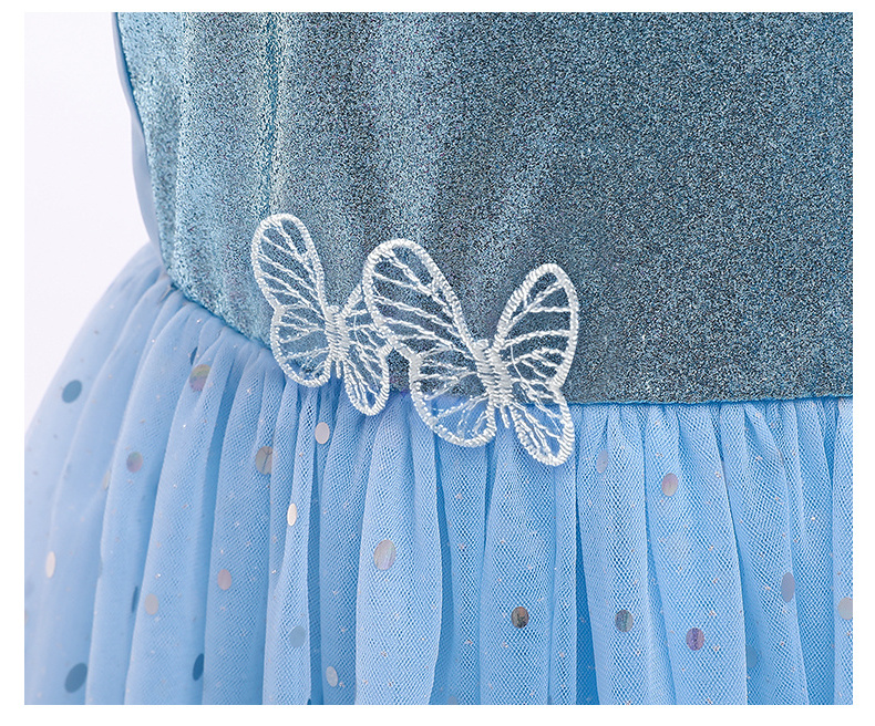 NEW STOCK! Girls Birthday Party Dresses Kids Tutu Princess Butterfly Dress D0654