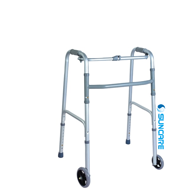 Medical lightweight Walker Elder Wheel Frame Walker Walking Aids Mobility Aluminum Alloy Hospital medical equipment aids walker