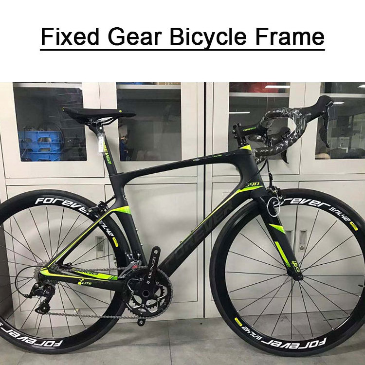 Wholesale New Arrival 700C Single Speed Aluminum Alloy Fixed Gear Carbon Bike Frame