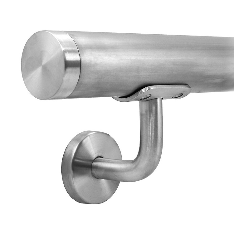 Hot sale Price Of Decorative Stair Railing round pipe stair handrail stainless steel end cap