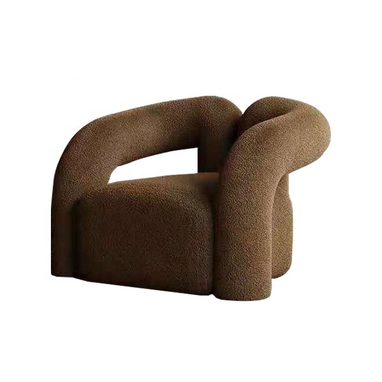 Cozy living room chair modern Lounge Leisure Bedroom Sofa Chair With Footrest