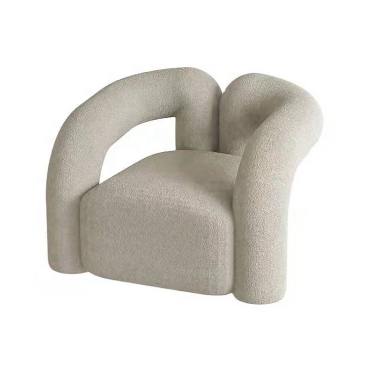 Cozy living room chair modern Lounge Leisure Bedroom Sofa Chair With Footrest