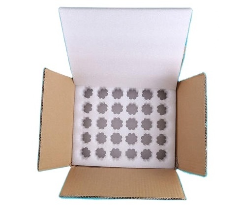 Factory Customized  High Quality EPE Foam Egg Tray Protective 30 Eggs Tray Biodegradable Insert With Box Packaging Foam