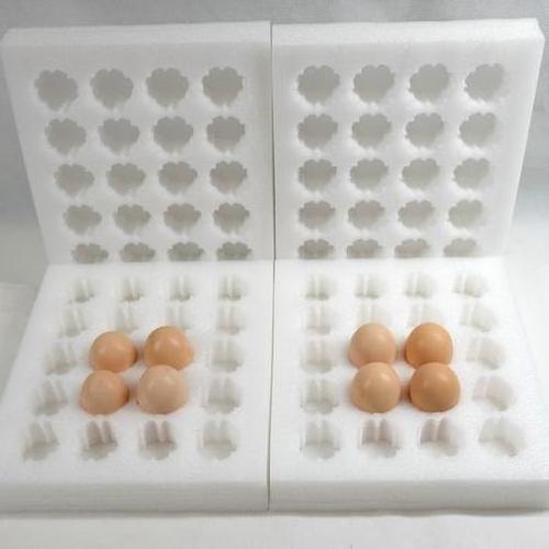 Factory Customized  High Quality EPE Foam Egg Tray Protective 30 Eggs Tray Biodegradable Insert With Box Packaging Foam