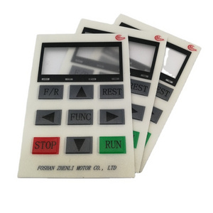 Top1PC PVC Customized Membrane Switch keypad/pvc printing membrane front panel or switch