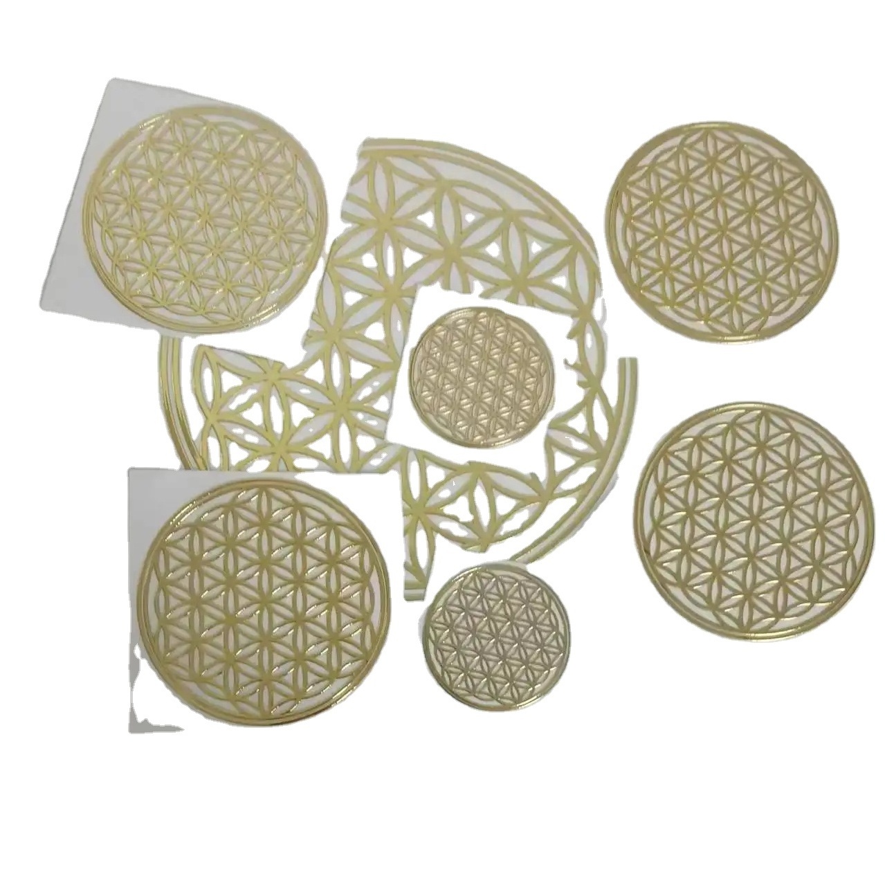 Custom Printing 3D Logo Uv Transfer Sticker Label Electroforming Metal Nickel Gold Waterproof Self Adhesive Stickers