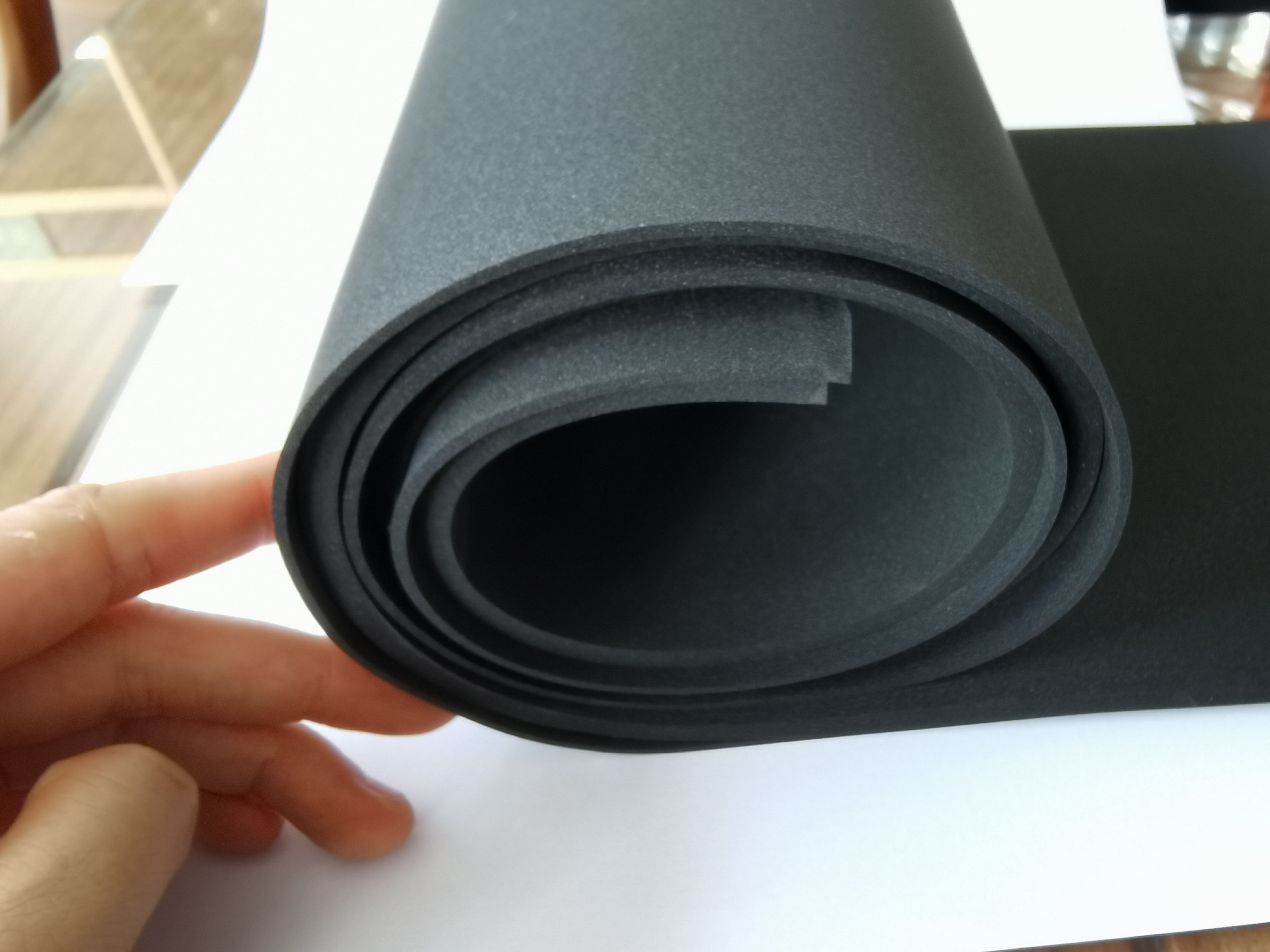 Die Cut Different Shapes 3 mm 4 mm 5 mm 6 mm 7 mm 8 mm 9 mm 10 mm  foam CR neoprene closed cell foam CR foam for buffer material