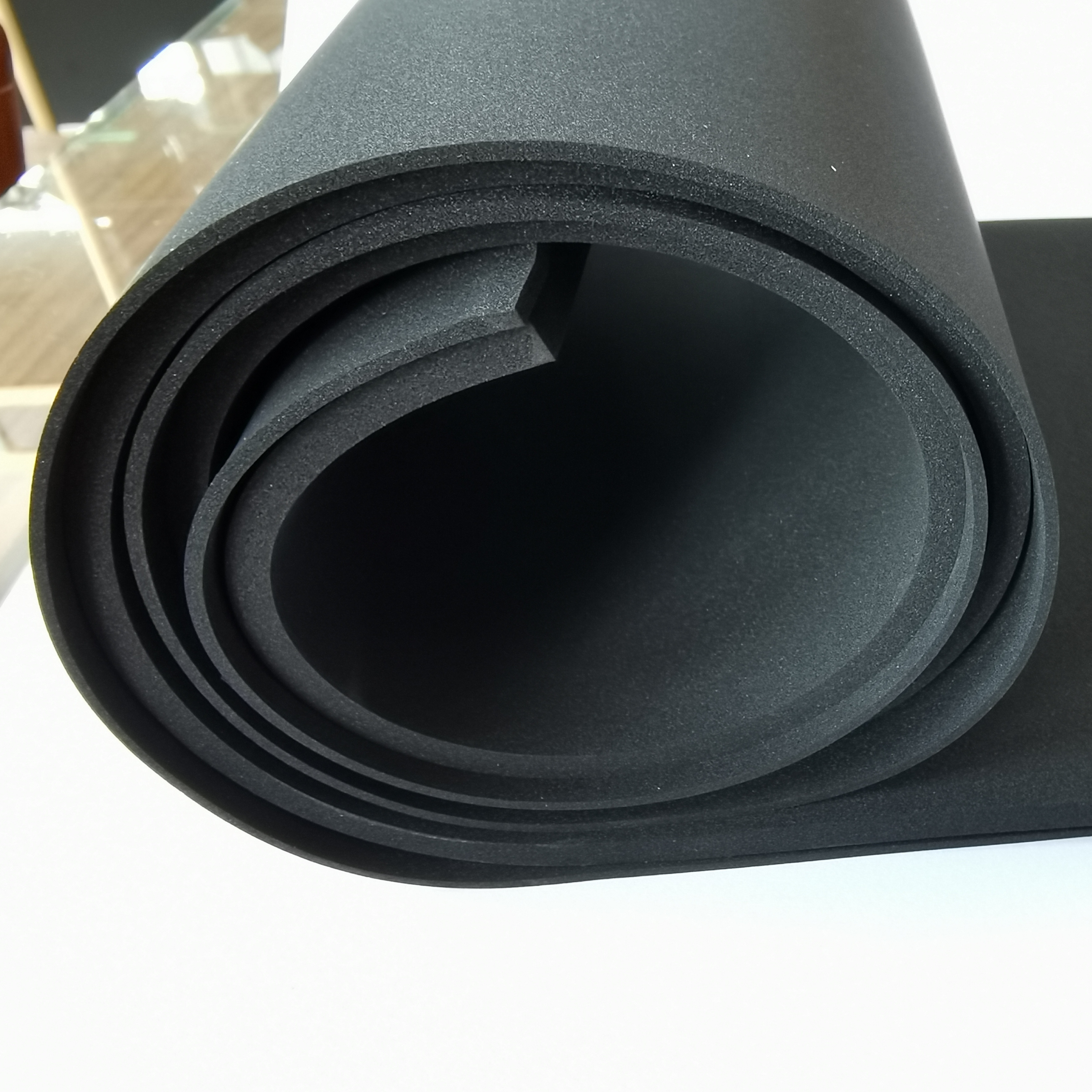 Die Cut Different Shapes 3 mm 4 mm 5 mm 6 mm 7 mm 8 mm 9 mm 10 mm  foam CR neoprene closed cell foam CR foam for buffer material