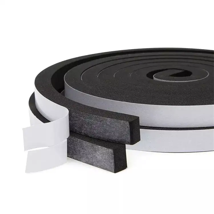 Good Quality insulation Epdm Foam Rubber Sheet  Black Open Cell Foam Adhesive Sheets EPDM Rubber Sheet