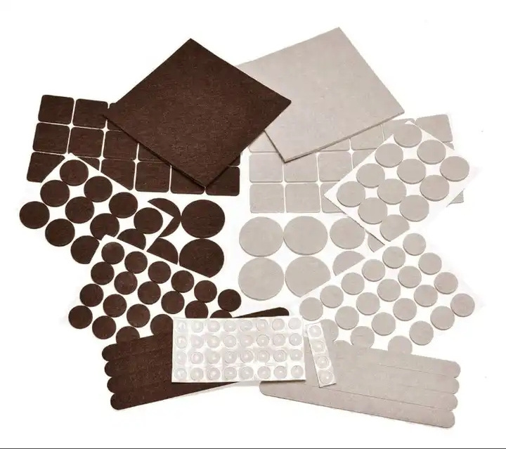 Low Price Felt Furniture Pads Floor Protectors Anti-Scratch Noise Cancelling Felt Pads for Floors Chair Table Sofa Leg