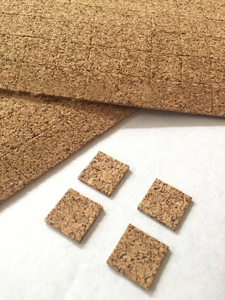 Cork Distance Separator Protector Spacer Shipping Pads for Glass 15*15*1.5mm cork + 1mm Foam