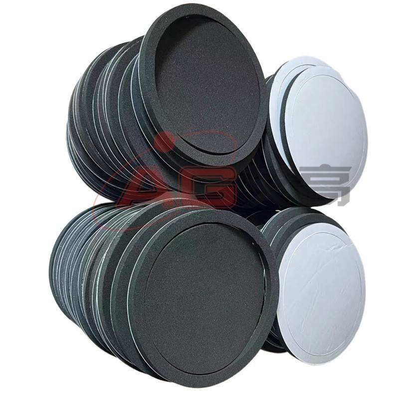 Customized Kaizen Foam CR Antistatic Black Foam Gasket with Adhesive for Packing Vibration Dampening