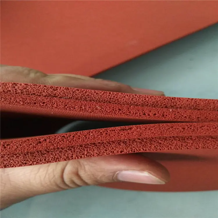 Manufacture High Quality  Foam Evenly Insulation Closed Cell Silicone Foam Sheet