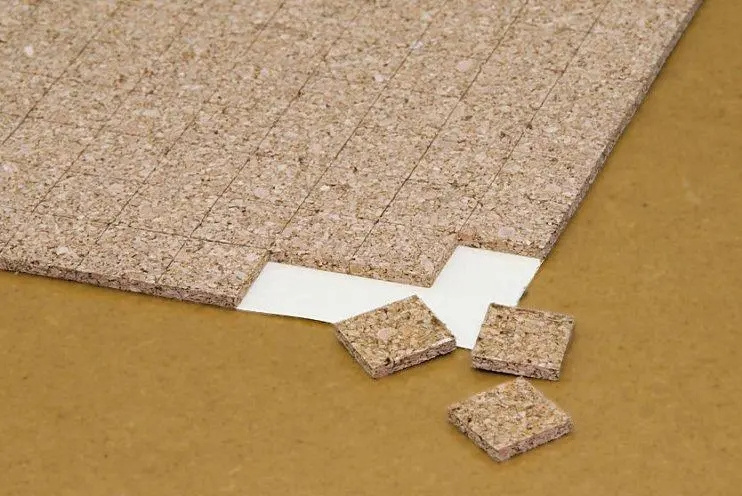 Cork Distance Separator Protector Spacer Shipping Pads for Glass 15*15*1.5mm cork + 1mm Foam