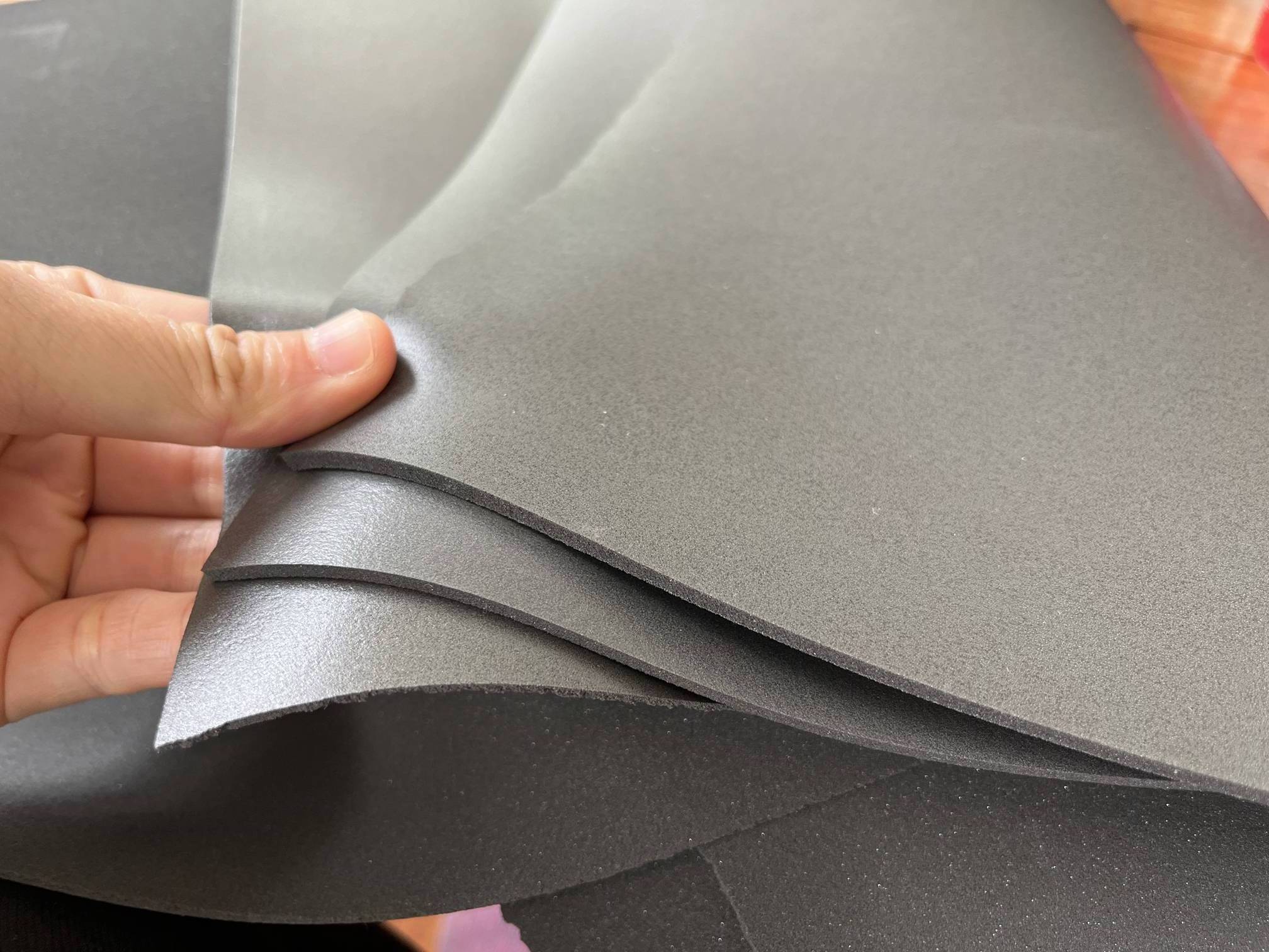 Black 1mm 2mm 3mm PU Polyurethane Foam Sheets Poron Cut For Phone LCD Screen Electronic Devices