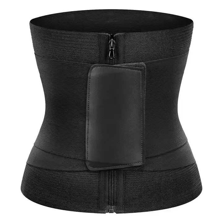 Tummy Control Body Shaper Belt Girdle Fajas Body Shaper Hook And Zip Corset Double Compression Waist Belt