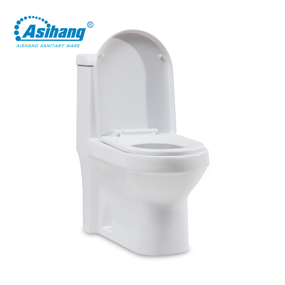 Ceramic Bathroom Toilet Sanitary Ware/Simple Style Standard Toilet/Washdown One Piece Toilet