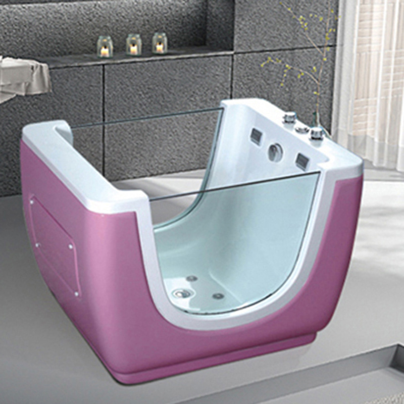 Baby Bathtubs Shower Massage SPA Glass China Factory Deep/ Large Size Freestanding Acrylic Eco-friendly Graphic Design