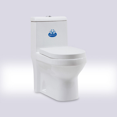 Ceramic Bathroom Toilet Sanitary Ware/Simple Style Standard Toilet/Washdown One Piece Toilet