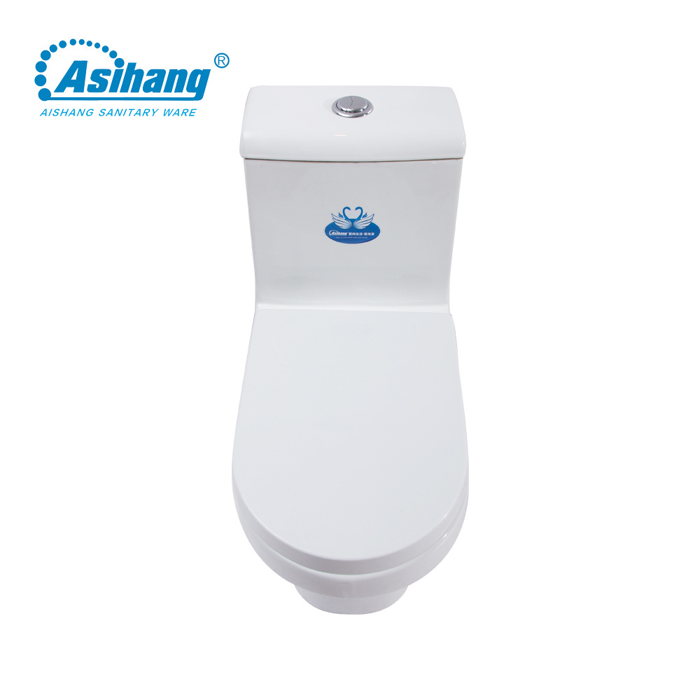 Ceramic Bathroom Toilet Sanitary Ware/Simple Style Standard Toilet/Washdown One Piece Toilet