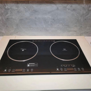 China high quality double burner induction stove sensor touch control hob built in induction and infrared cooker