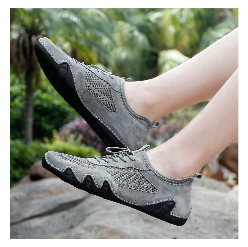 Hot selling fashion latest design Octopus out-sole mesh breathable upper sport casual shoes