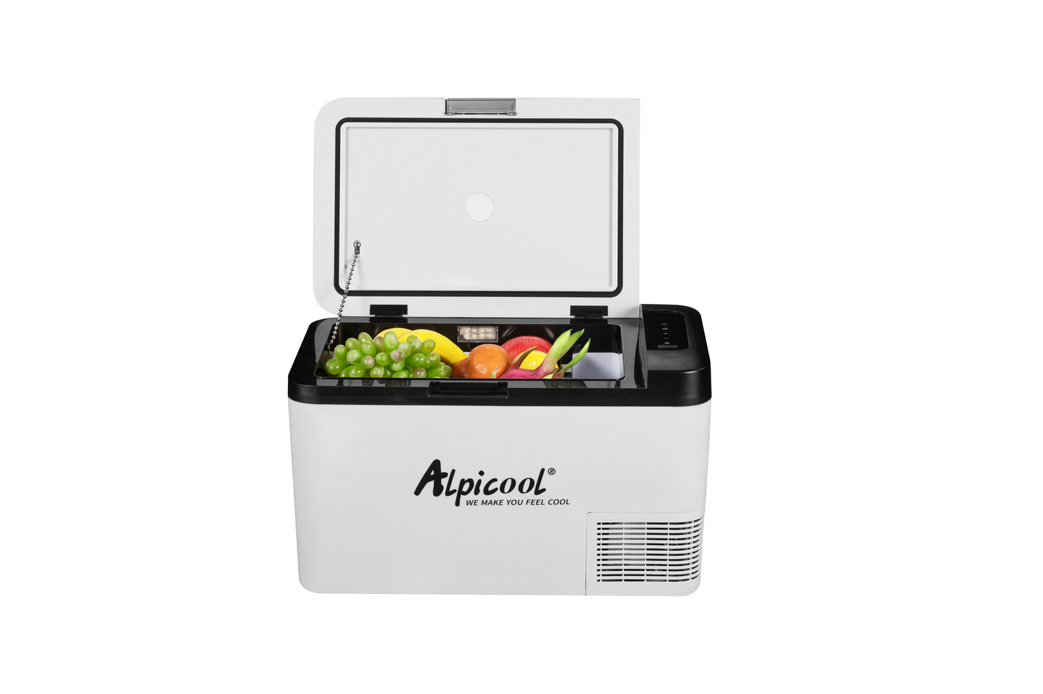 Alpicool K25 car refrigerator portable mini fridg usb port car fridge dual zone car refrigerator 12v dual use camping freezer