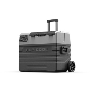 Alpicool ENX42 12v 24v freezer dc fridge compressor portable solar optional battery refrigerator with wheels