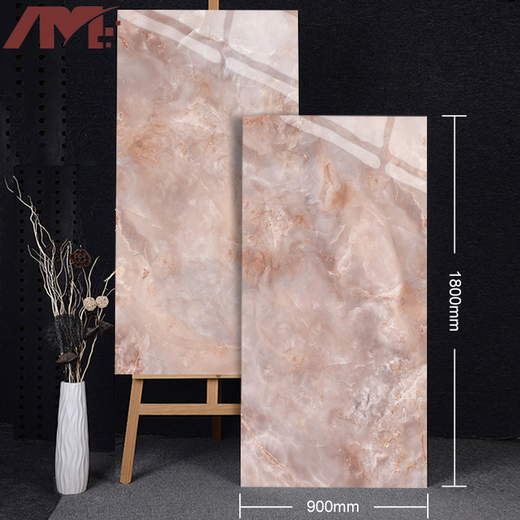 modern apartment home floor sintered stone slab big tiles 900x1800mm