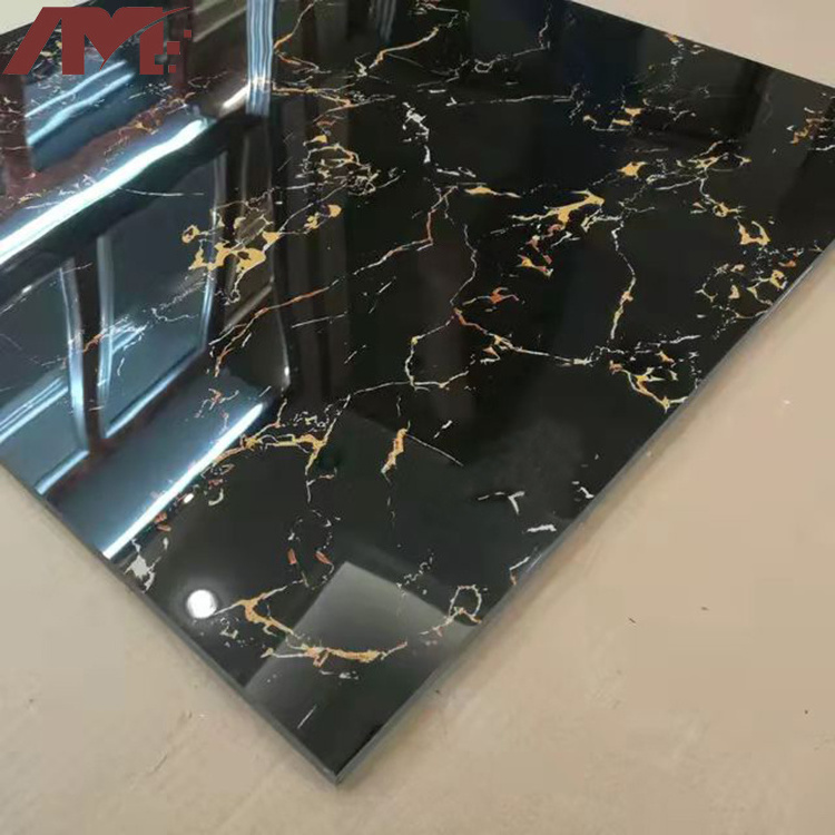 2022 new best quality glossy black tiles floor ceramic tiles and marbles