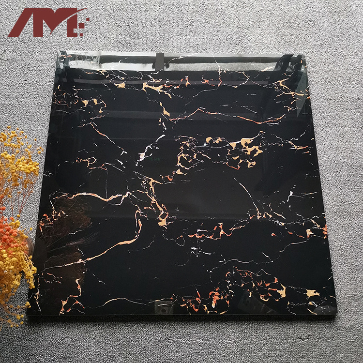 2022 new best quality glossy black tiles floor ceramic tiles and marbles