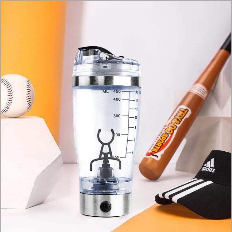 Rechargeable Electric Stirring Mixing Cup Battery Mini Blender Cup Gym Sport Water Bottle Coffee Milkshake Protein Shaker Bottle