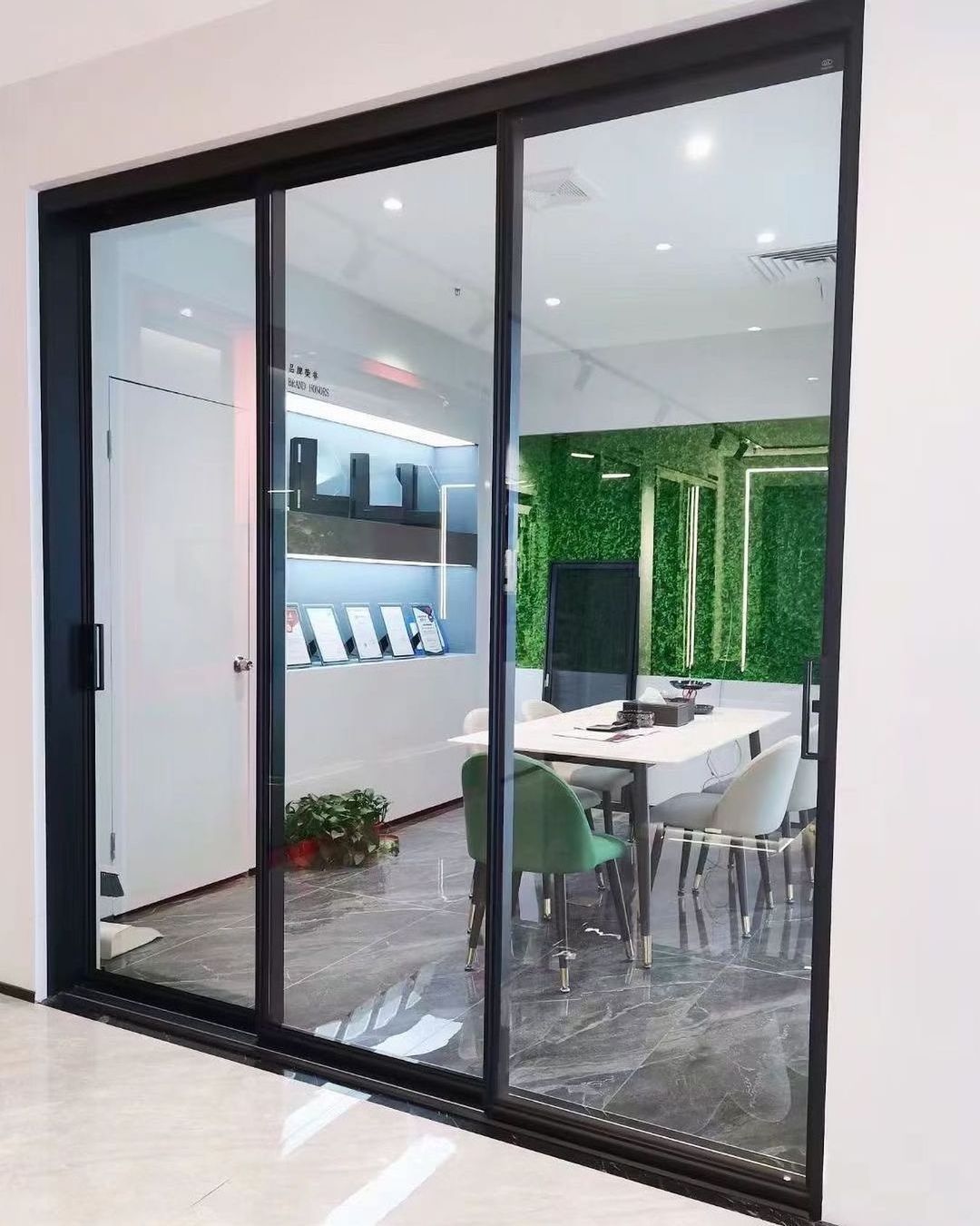 Beautiful Design Thermal Insulation Thin Removing Sliding Glass Slide And Swing Door