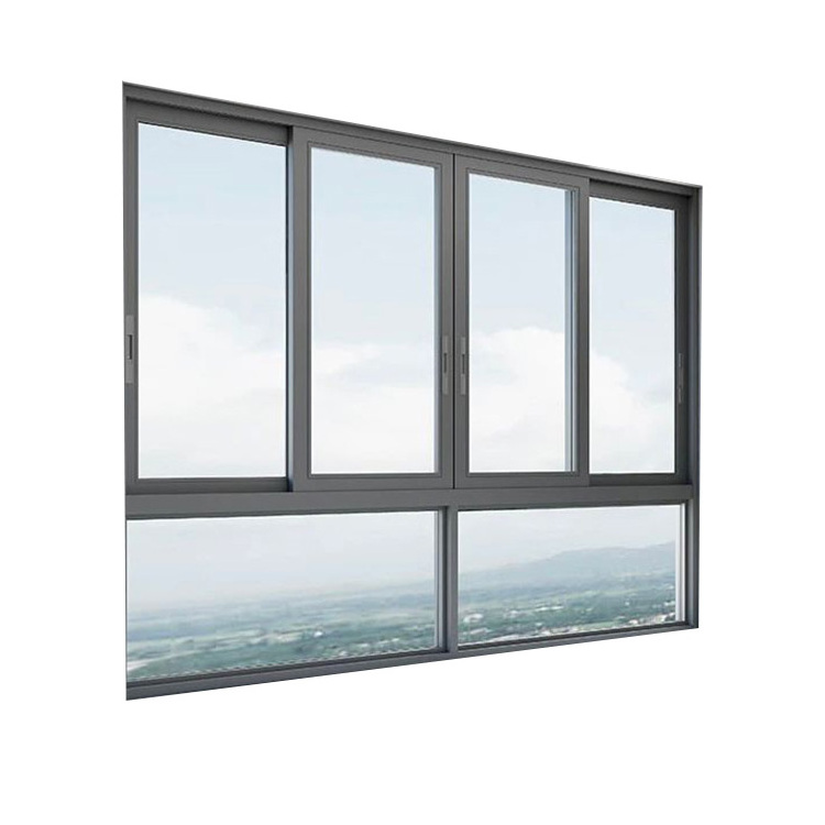 Made in Guangdong simple design aluminum sliding window