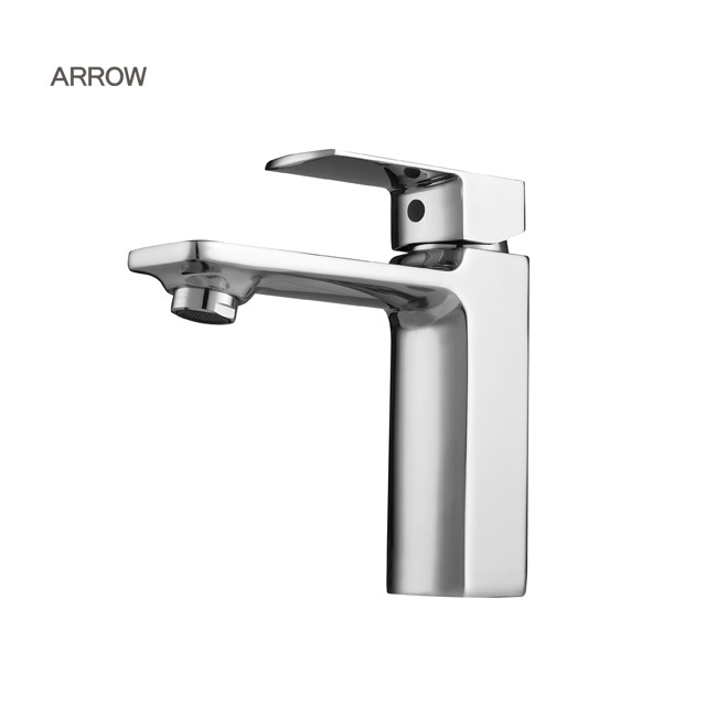 ARROW brand Wholesale Chinese Sanitary Wares Hotel Single Hole Basin Brass Water Bathroom Faucet