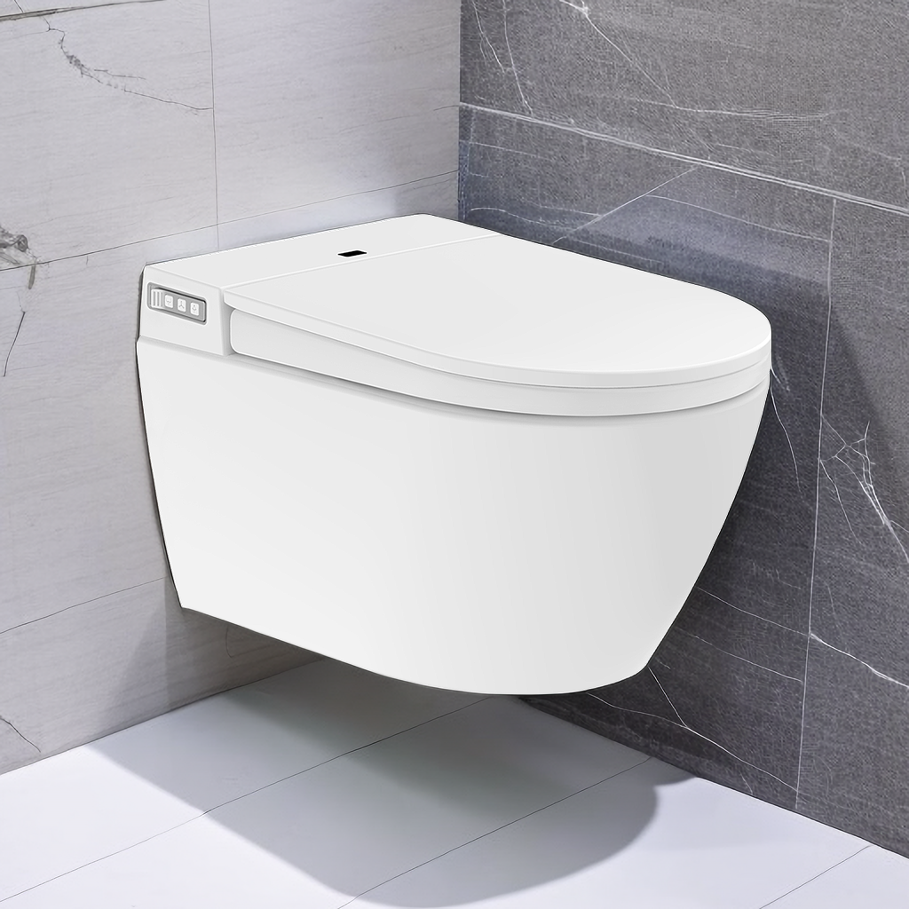 ARROW ceramic p trap intelligent new toilets sanitary ware ceramic wc toilet wall hung smart wall hung toilet set