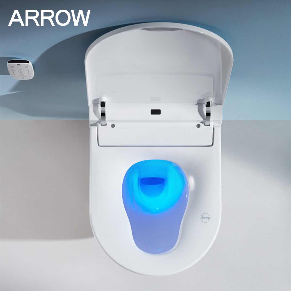 ARROW ceramic p trap intelligent new toilets sanitary ware ceramic wc toilet wall hung smart wall hung toilet set