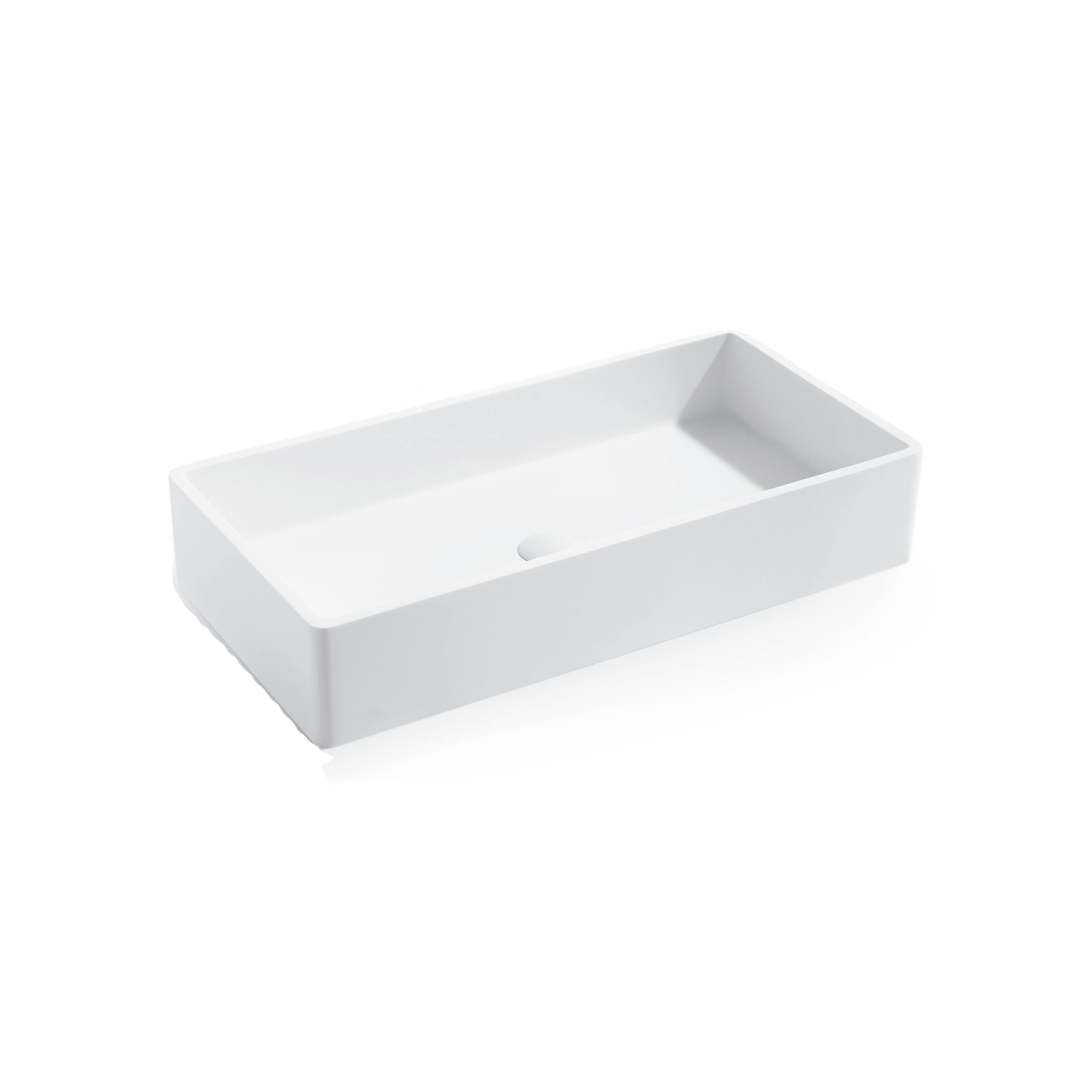 Simple design counter top art basin Artland artificial stone Acrylic solid surface basin YL1227