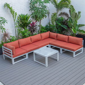 high quality nice design cast heavy duty powder coated aluminum patio furniture sofa set