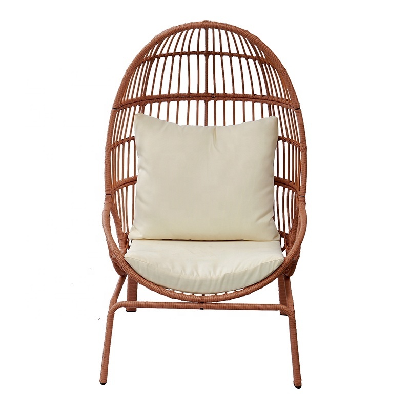 Unique KD Design Garden Backyard Furniture Outdoor Patio Rattan Leisure Egg Chair Set