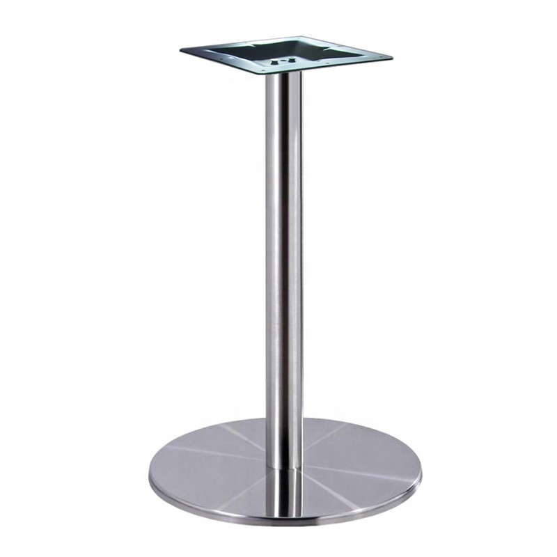 Wholesale Modern Restaurant Stainless Steel Legs Home Furniture Dining Room Coffee Bar Metal Table Base for Table Top