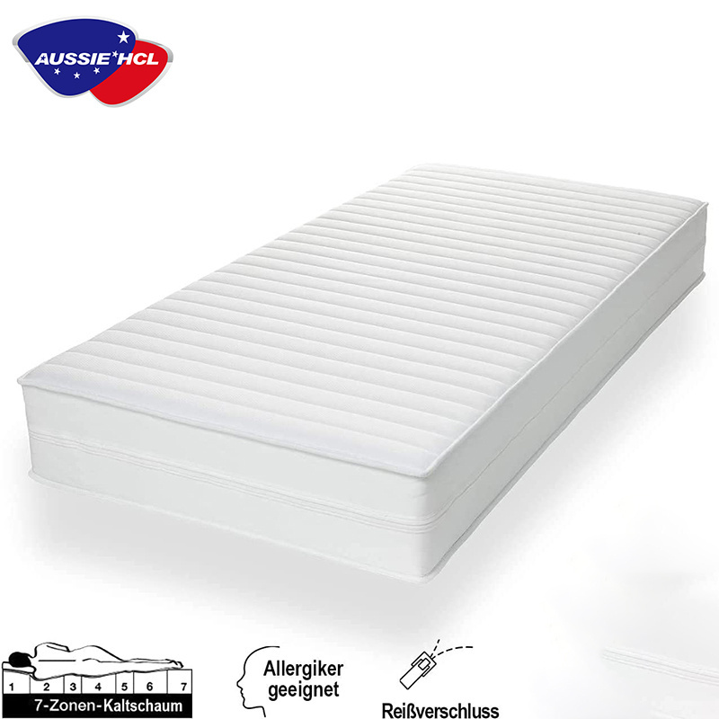 high-density rebounded foam quality single double queen king size hybrid latex 7 zone gel memory foam mattress