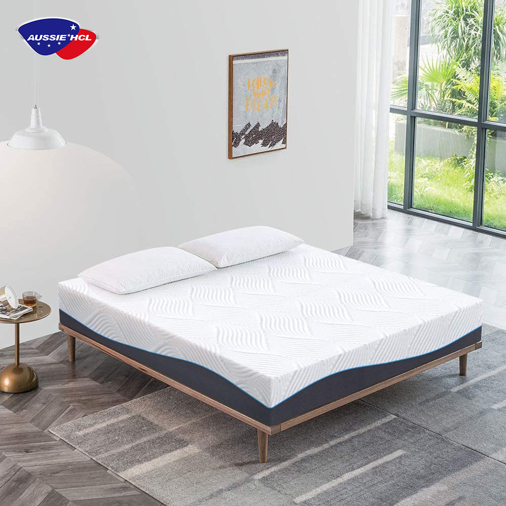 Quality memory foam mattress full king rebonded foam sleeping well mattresses swirl gel memory mattress